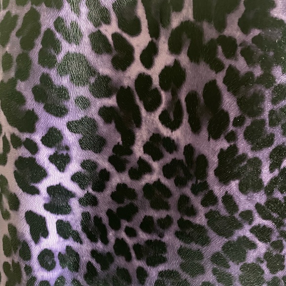 Neiman Marcus Purple Leopard Tote - Picture 3 of 11